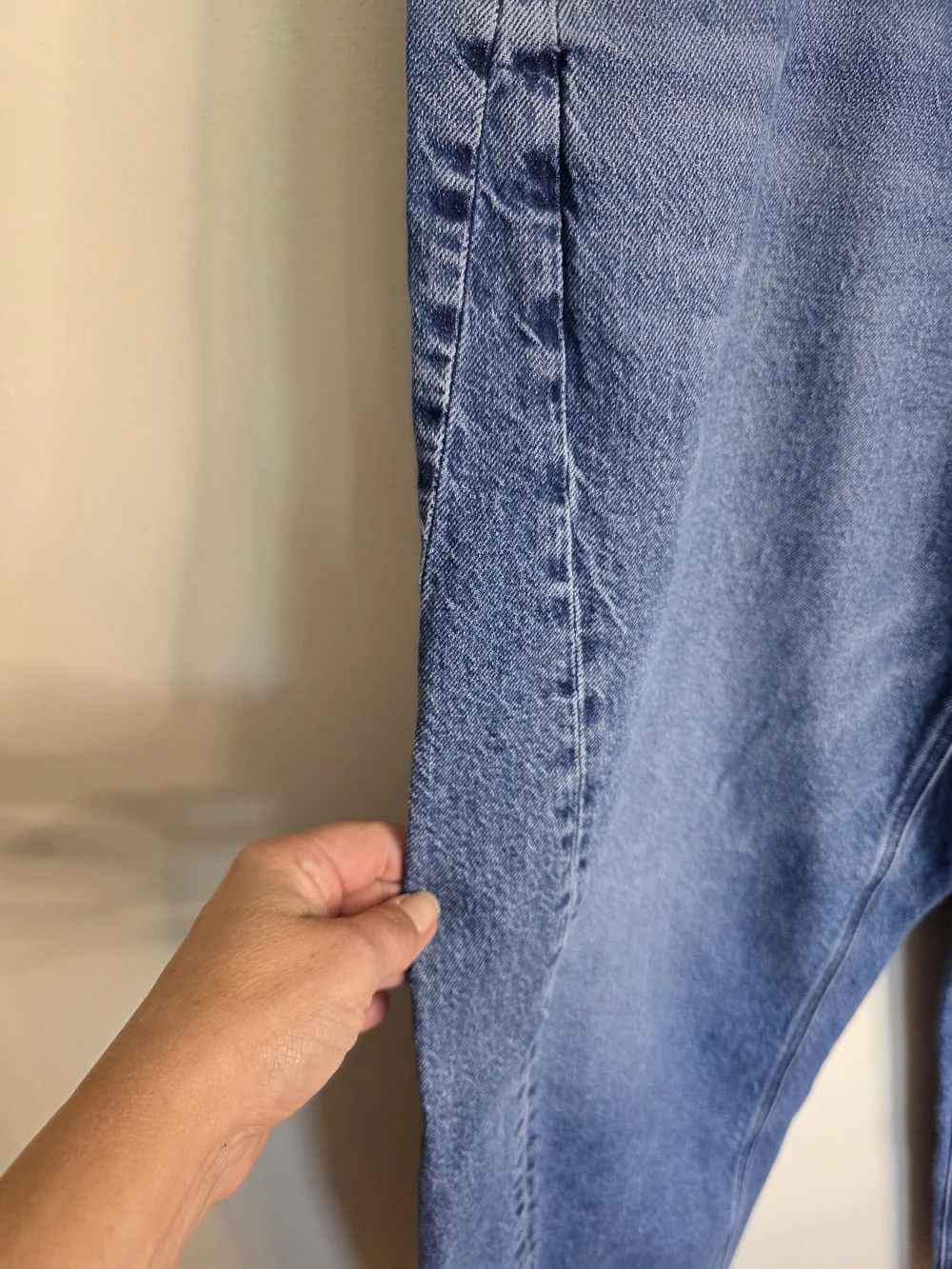American Eagle Outfitters Women's Blue Stretch Barrel Jeans